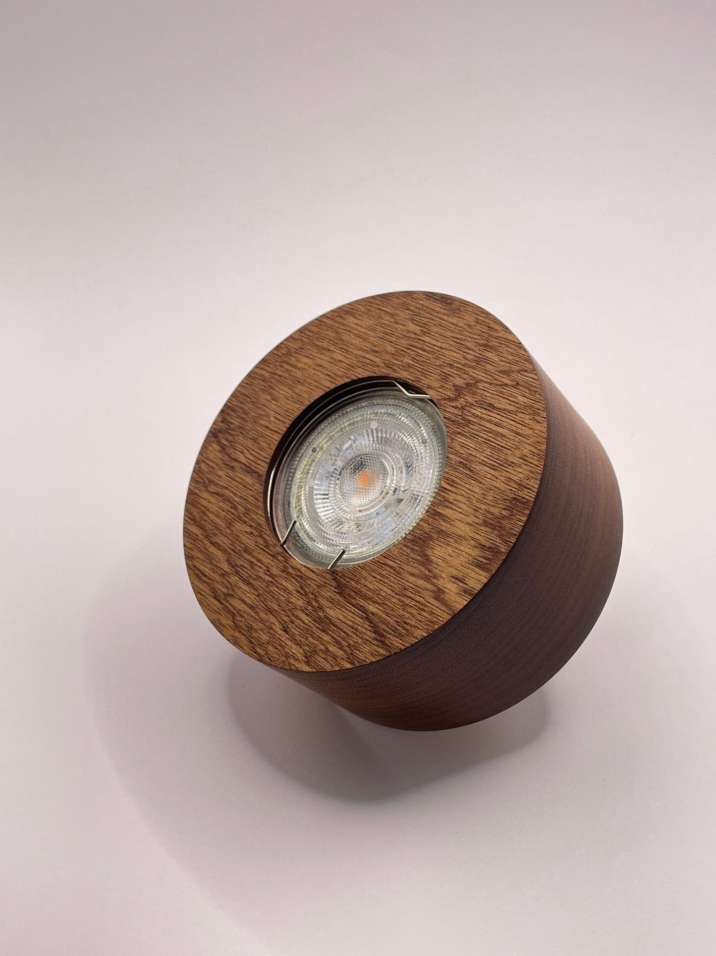 Sapelli hardwood ceiling spotlight