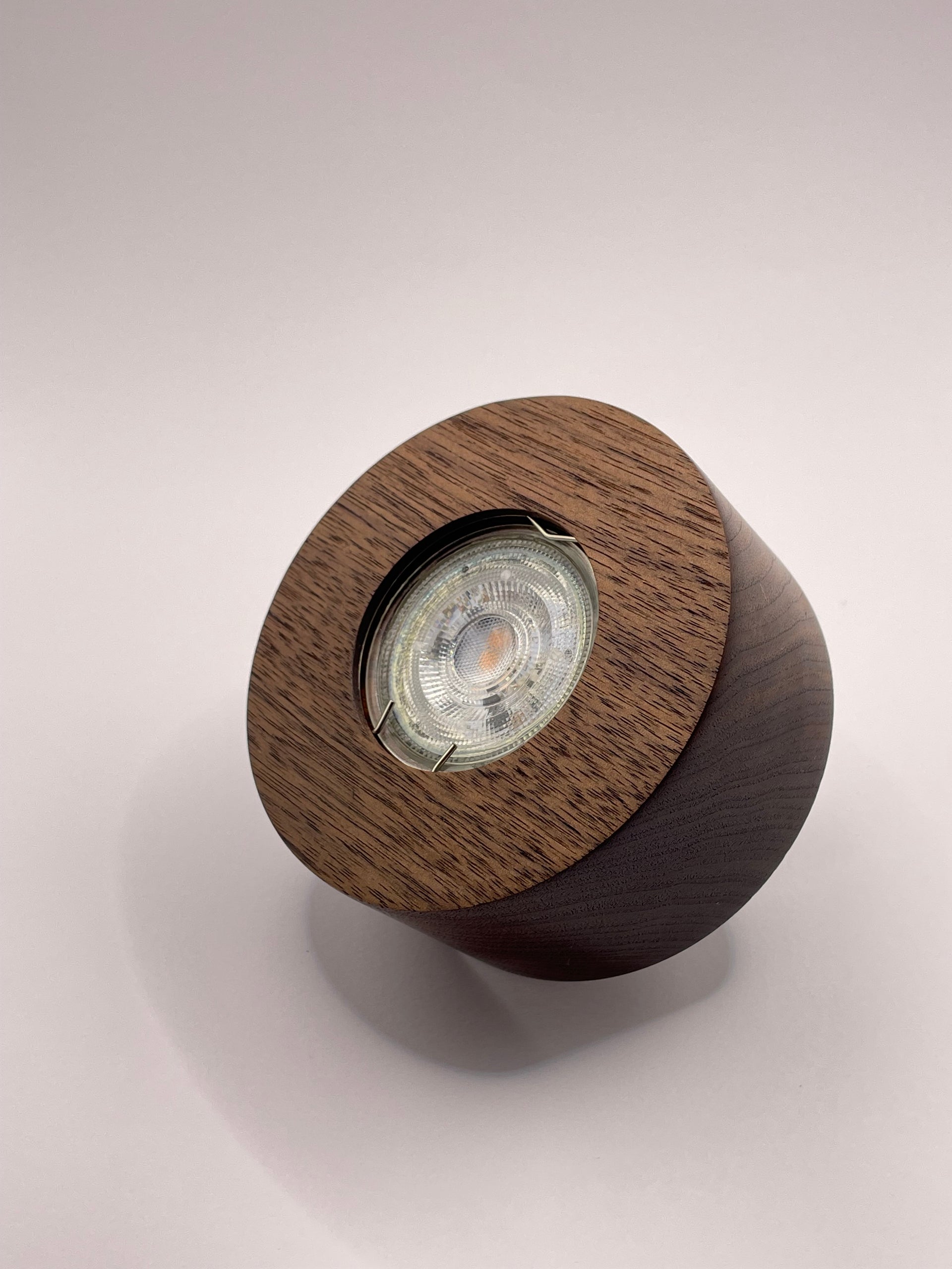 American Walnut hardwood ceiling spotlight