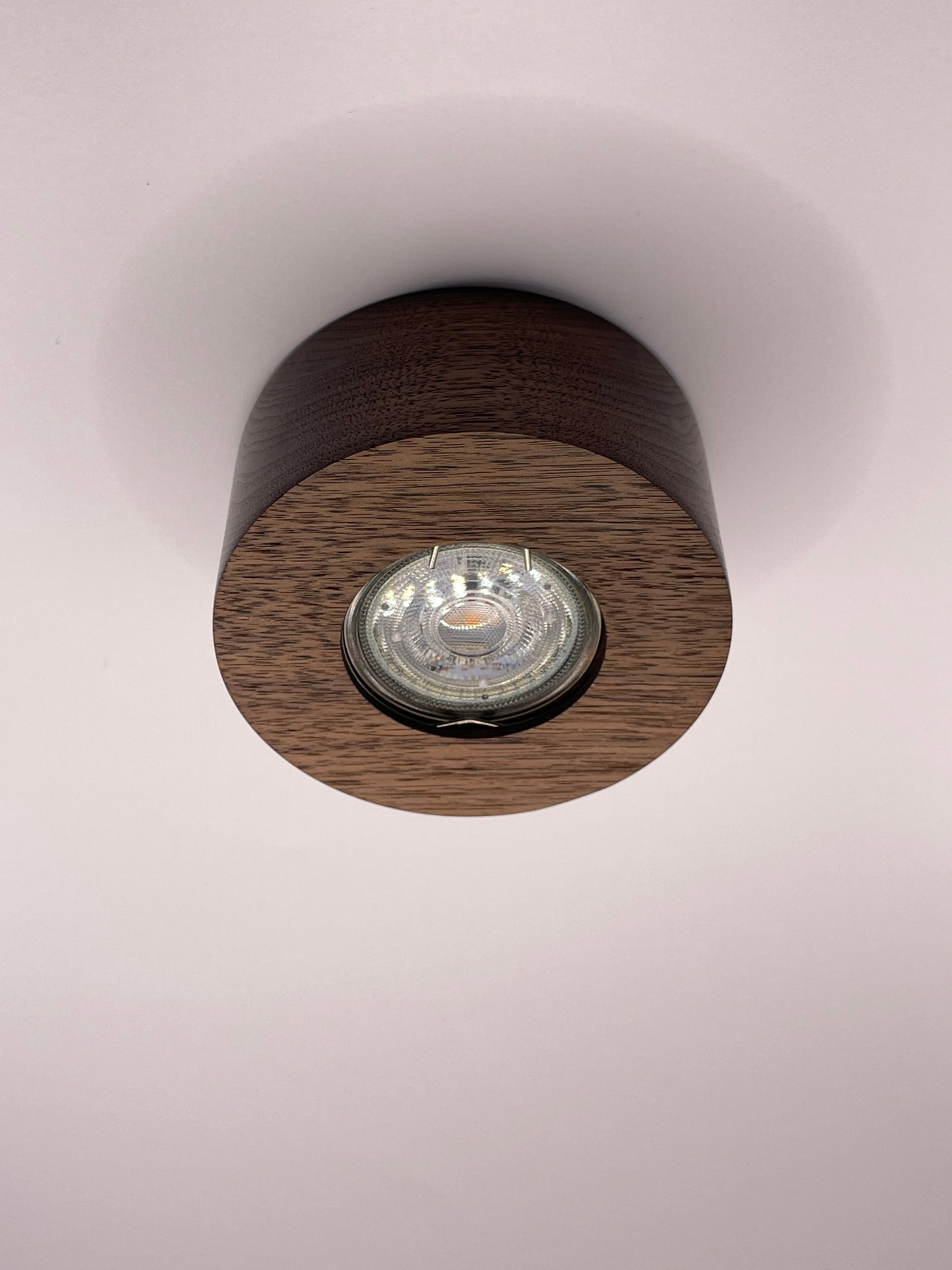 American Walnut hardwood ceiling spotlight