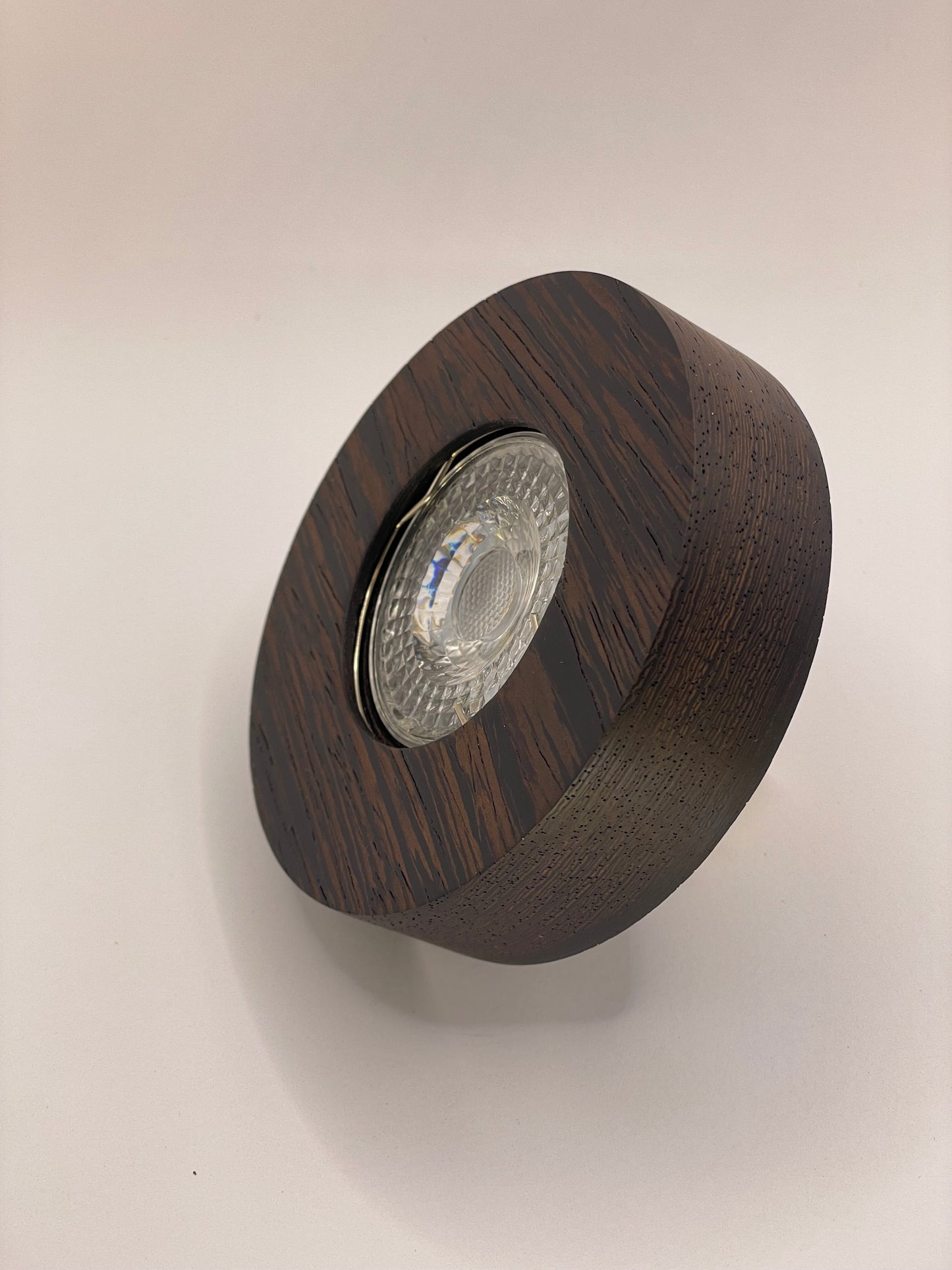 Wenge hardwood ceiling spotlight