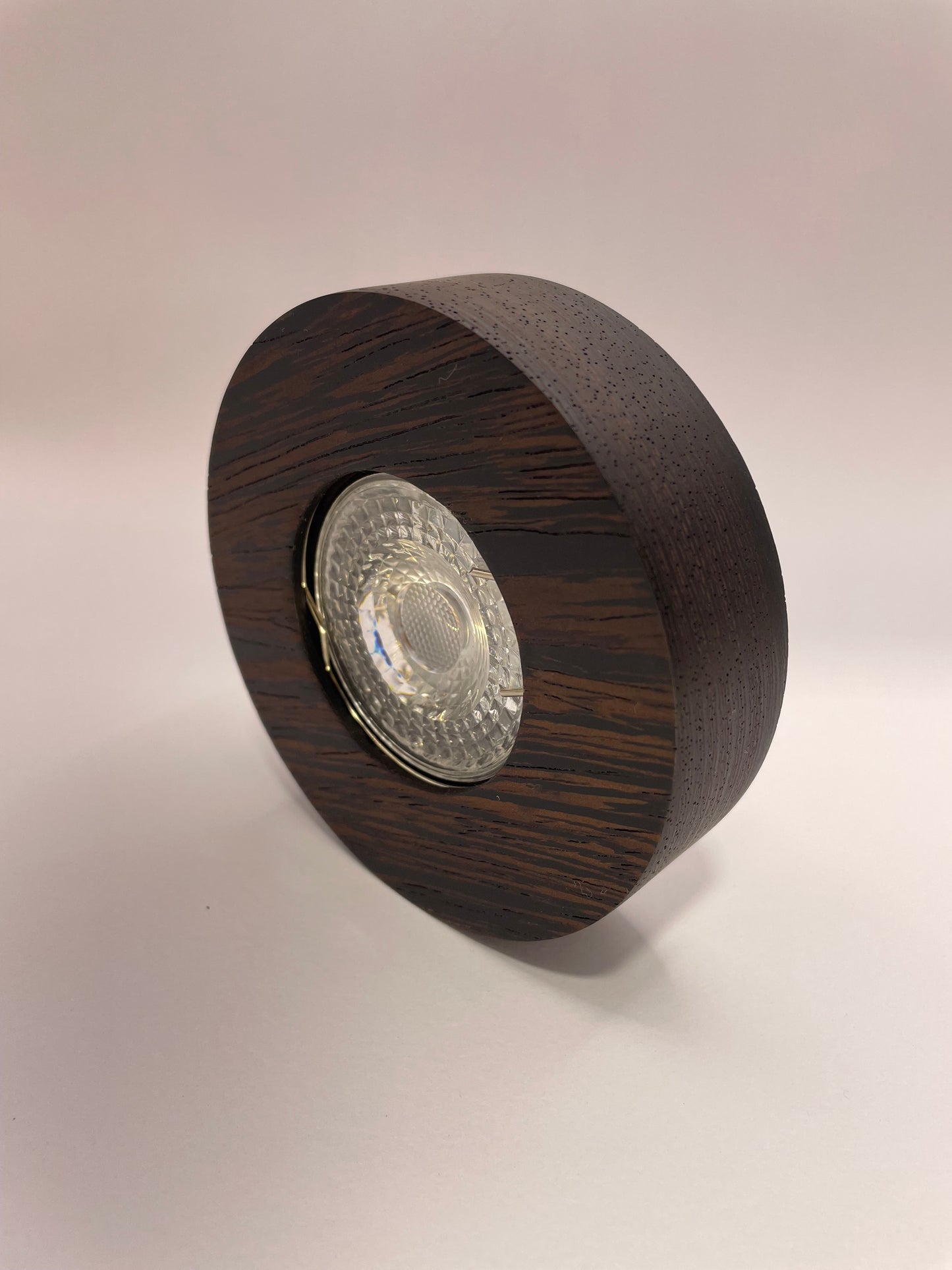Wenge hardwood ceiling spotlight